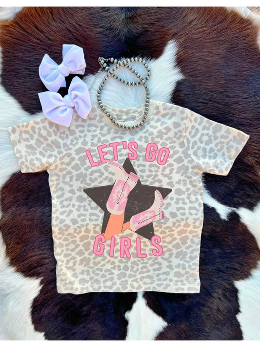 Leopard Go Girls Tee