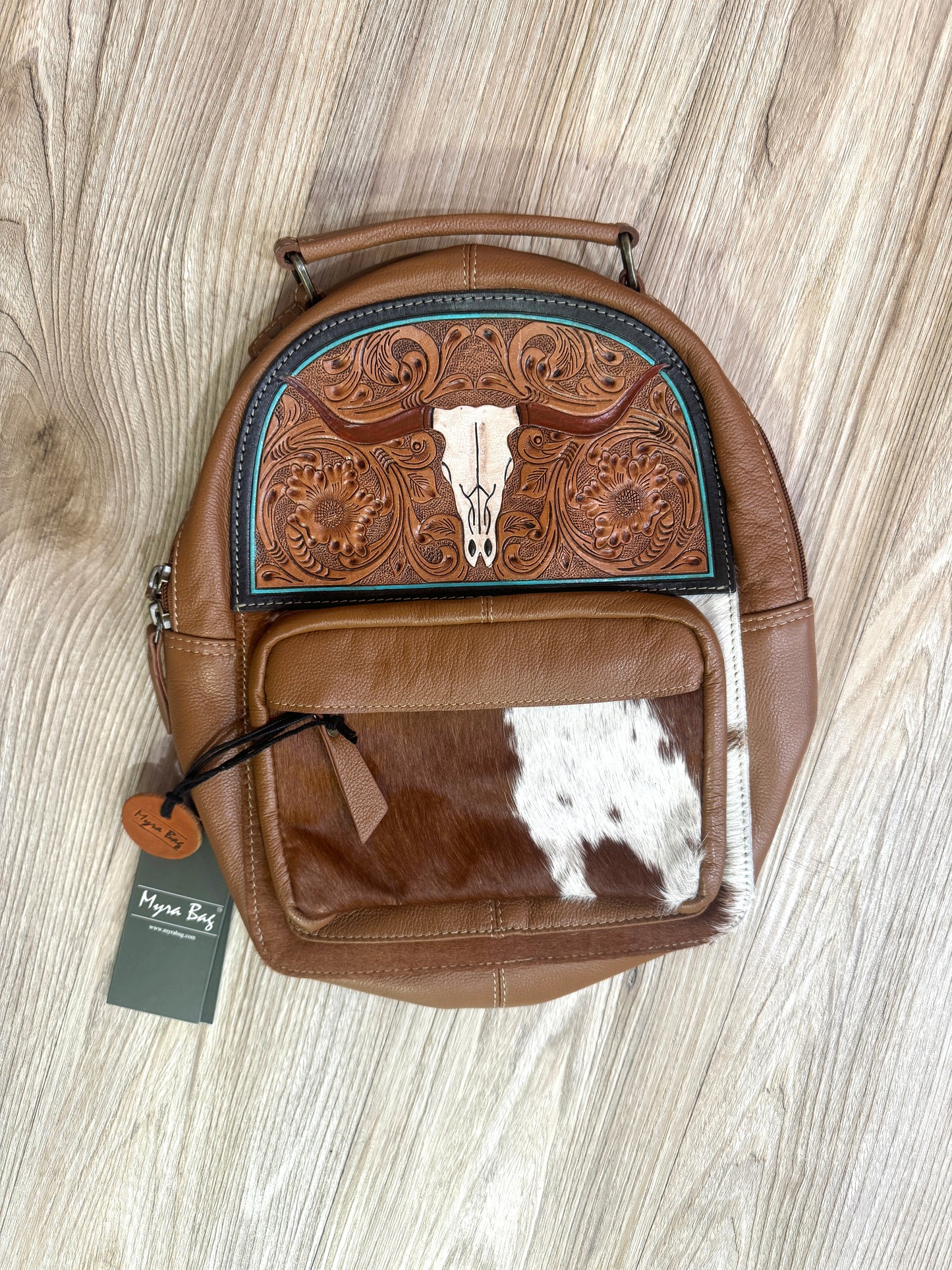 Steer Creek Hand Tooled Backpack