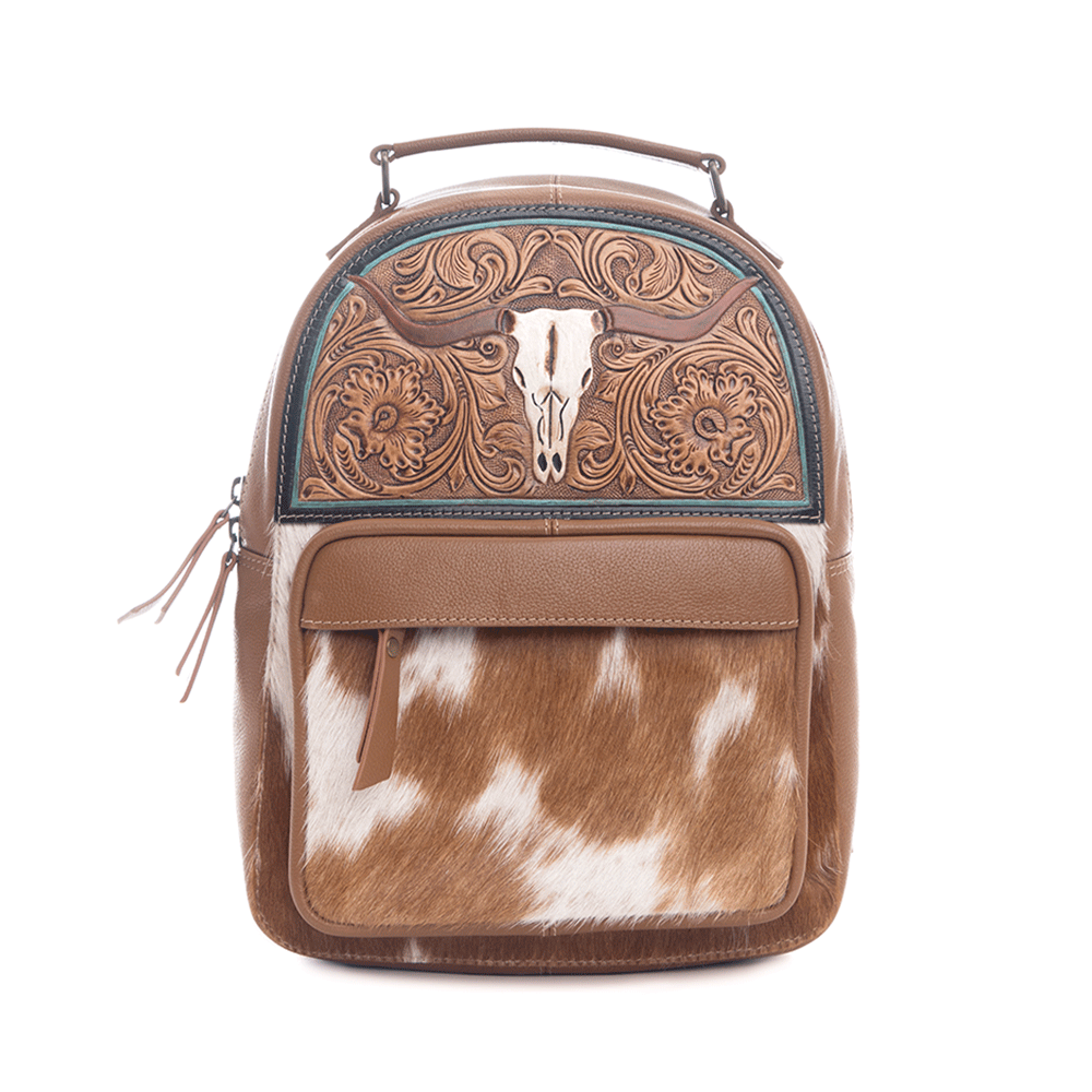 Steer Creek Hand Tooled Backpack