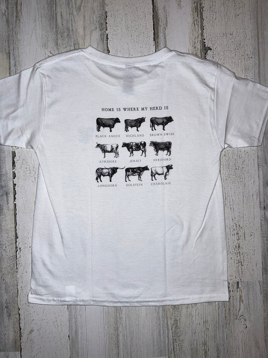 Herd cow tee